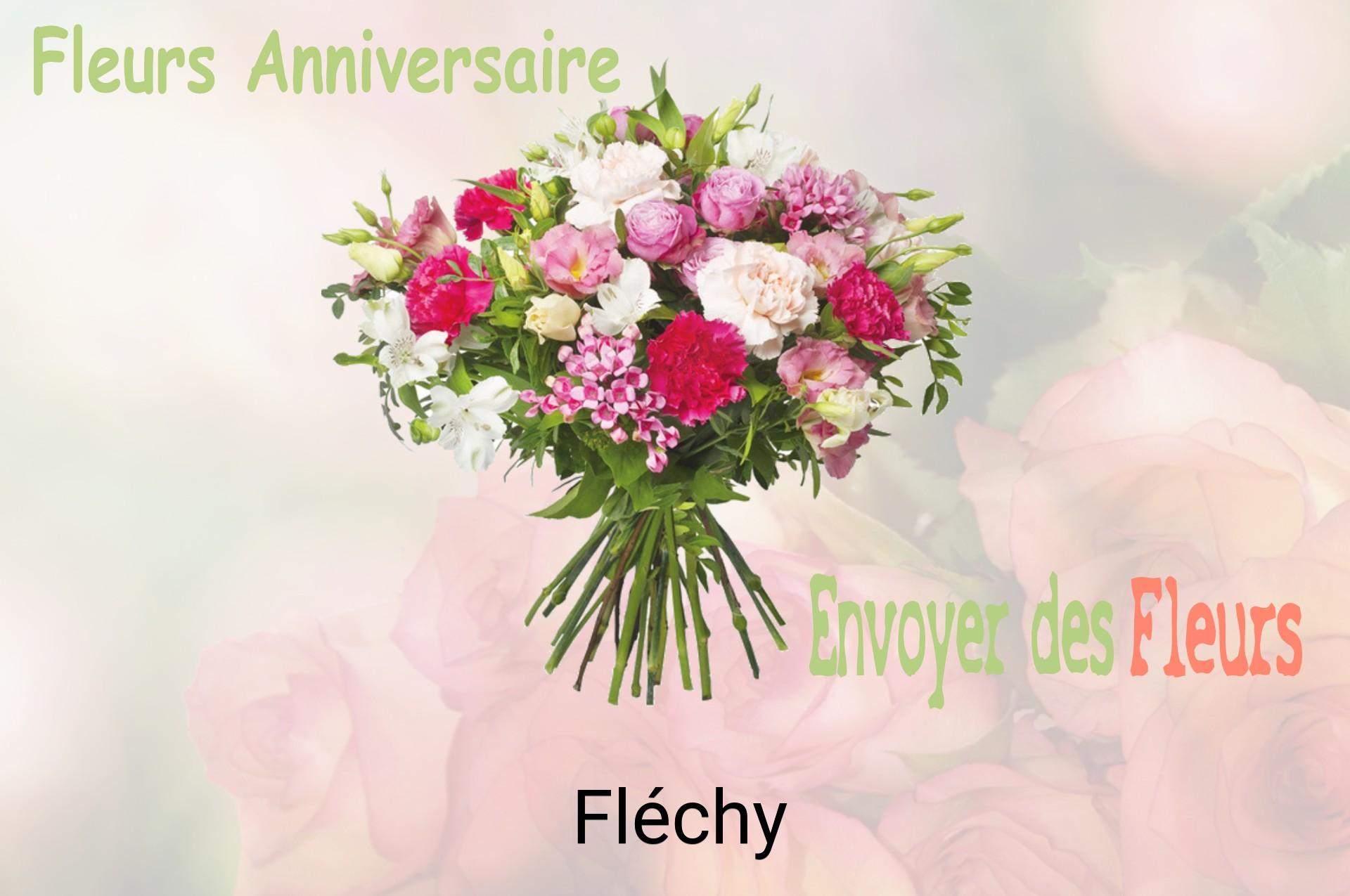 Bouquet de fleurs d’anniversaire livré à Fléchy